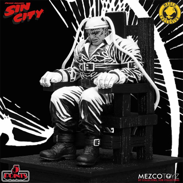 Mezco Sin City The Hard Goodbye Death Row Marv 3.75 Inch Action Figure